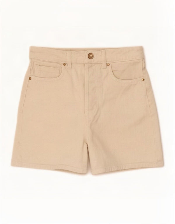 Short en jean Zara pour femme EU 34 2XS W24 Beige