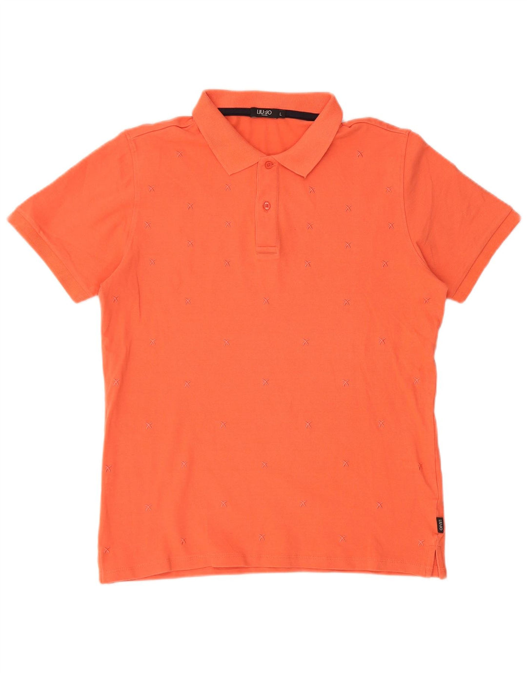 LIU JO Polo Homme Grand Orange Coton