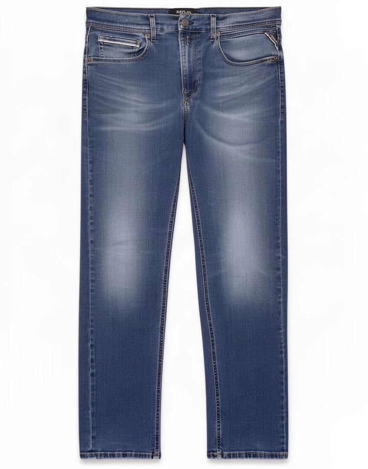 Replay Jean droit homme W30 L29 Bleu
