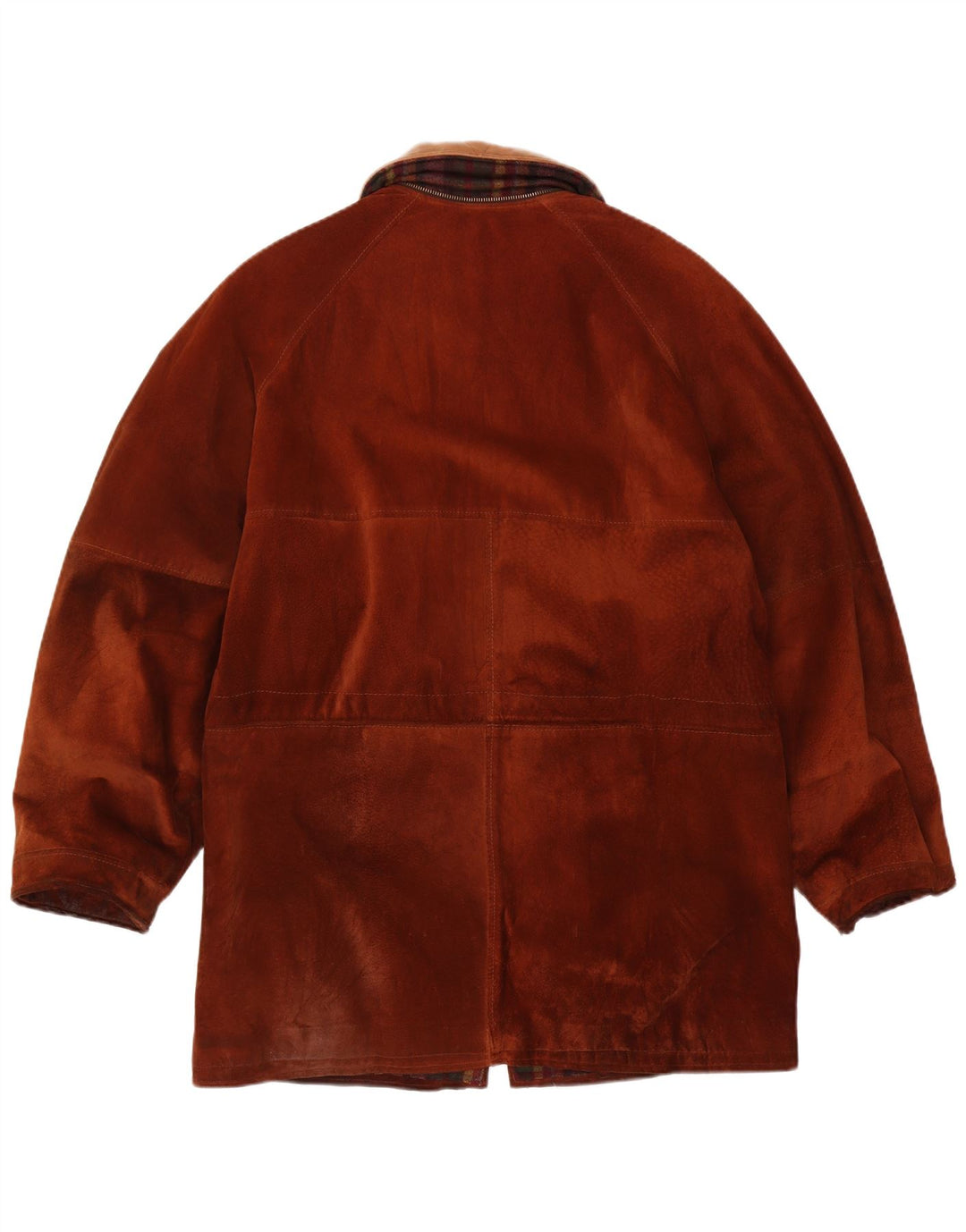 veste en daim homme vintage IT 54 2XL Cuir marron