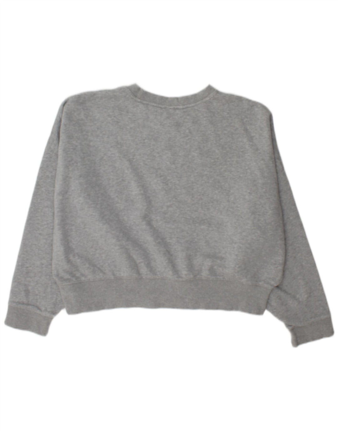 Adidas Sweat-shirt surdimensionné pour femme UK 14 Grand coton gris