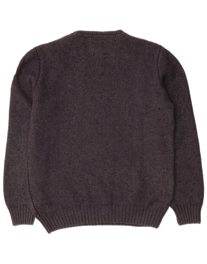 North Sails Pull à col rond pour homme en coton gris petit