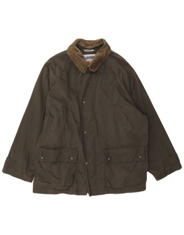 Sea Barrier Veste en coton ciré pour homme UK 42 XL Coton kaki