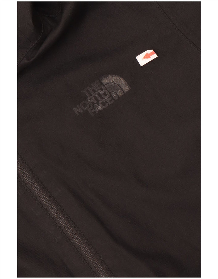 The North Face Veste de pluie à capuche pour homme UK 36 Small Noir Polyester