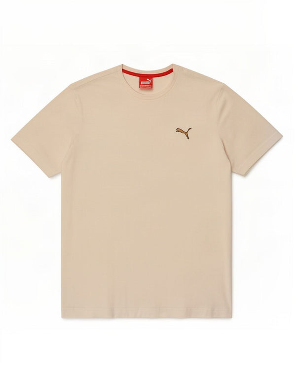 Puma T-Shirt Homme Blanc Petit Coton