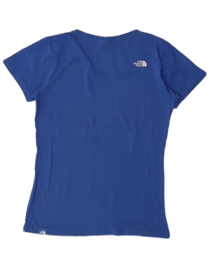 The North Face T-shirt graphique pour femme UK 14 Bleu moyen