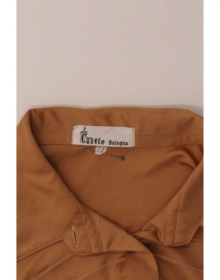 Castle Chemisier Femme UK 42 Polyester Beige Moyen
