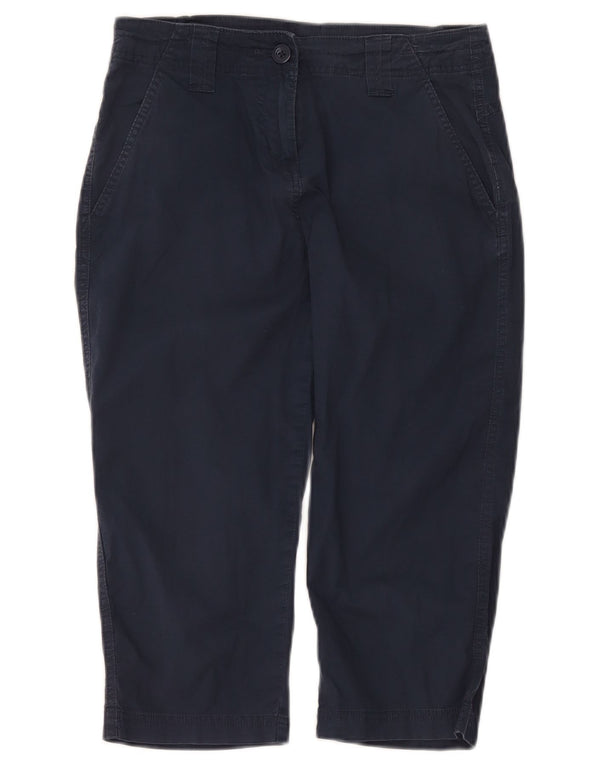 Mountain Warehouse Womens Capri Trousers UK 8 Small W30 L18 Navy Blue