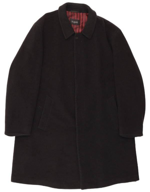 Bugatti Manteau Homme IT 48 4XL Laine Noir