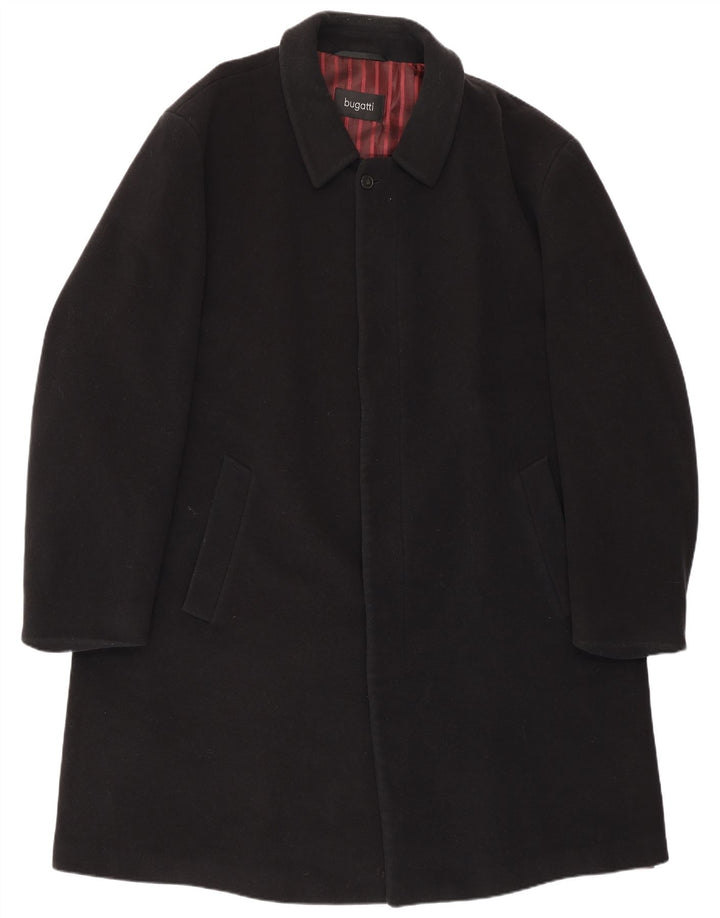 Bugatti Manteau Homme IT 48 4XL Laine Noir