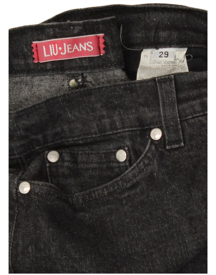 Liu Jo Femme Jupe En Jean W29 Coton Gris Moyen