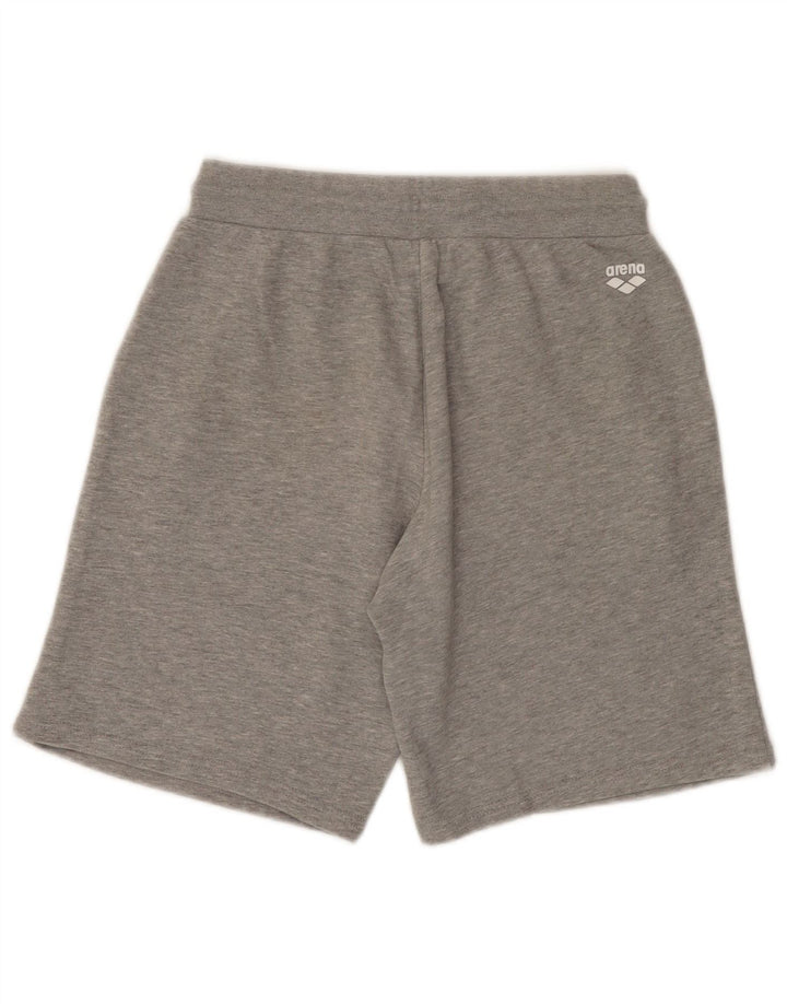 ARENA Short de Sport Graphique Homme Petit Gris Coton