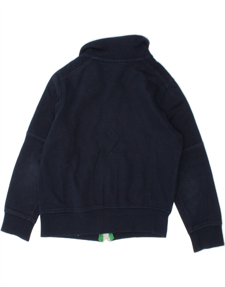 DIADORA Boys Tracksuit Top Jacket 5-6 Years Small Navy Blue Colourblock Vintage Diadora and Second-Hand Diadora from Messina Hembry 