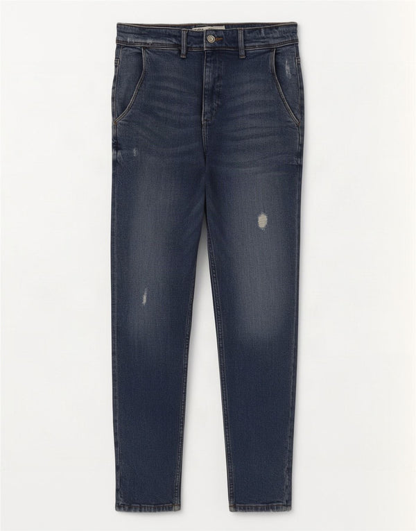 Zara Jean skinny vieilli pour homme EU 38 Small W30 L30 Bleu