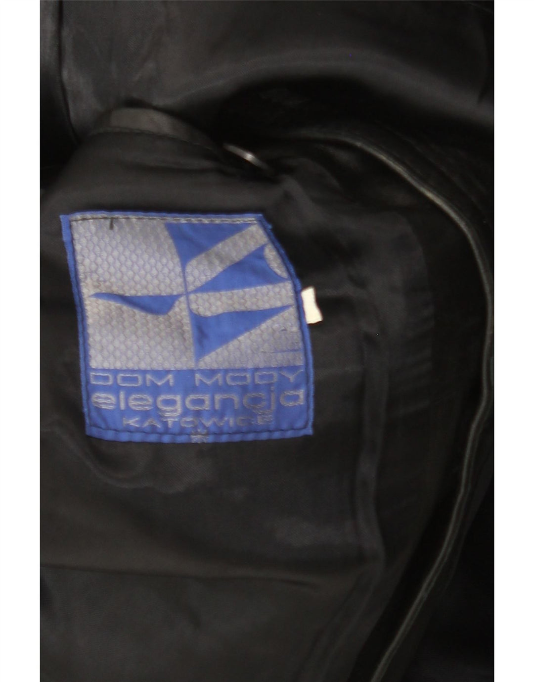 VINTAGE Veste en cuir homme UK 38 Moyen Noir