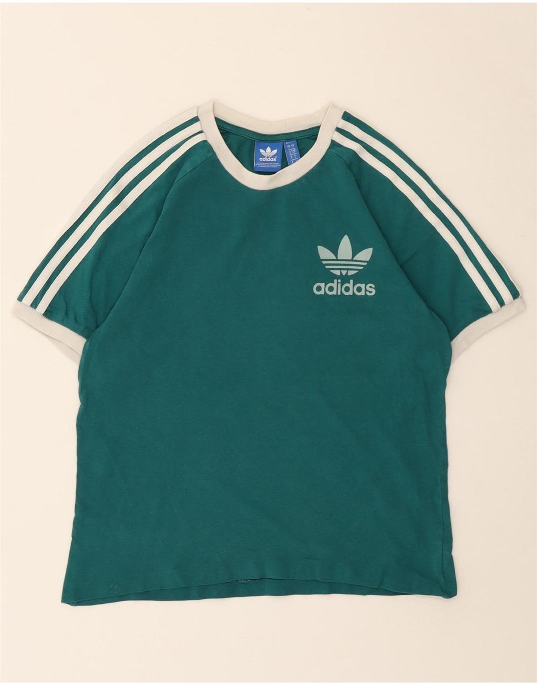 ADIDAS T-shirt graphique pour femme UK 10 Small Vert