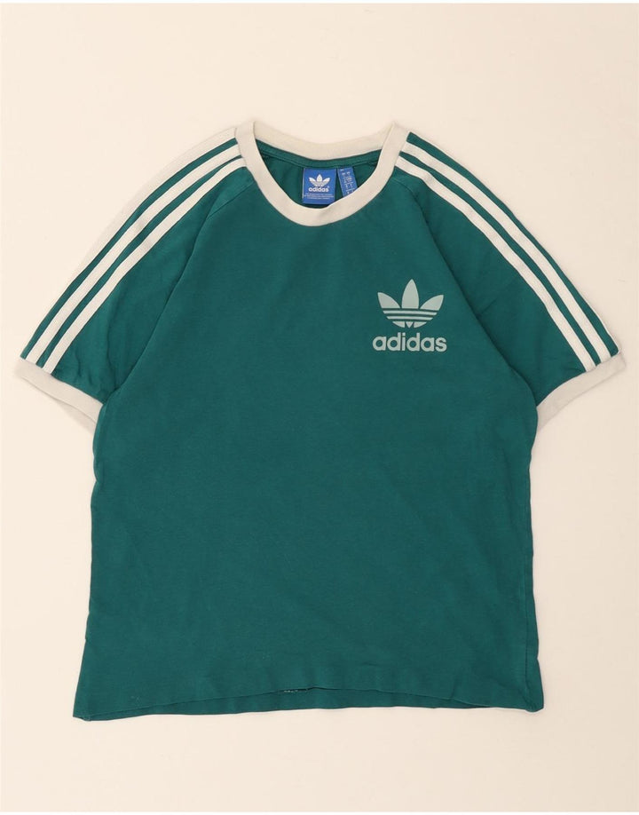 ADIDAS T-shirt graphique pour femme UK 10 Small Vert