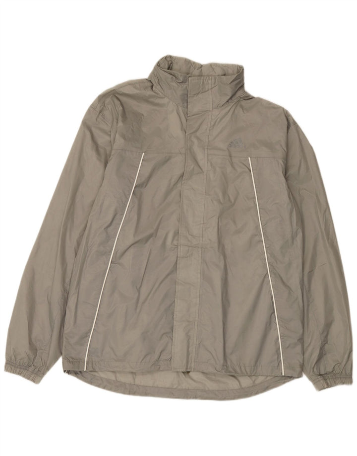 Adidas Veste de pluie pour homme UK 38 Nylon gris moyen