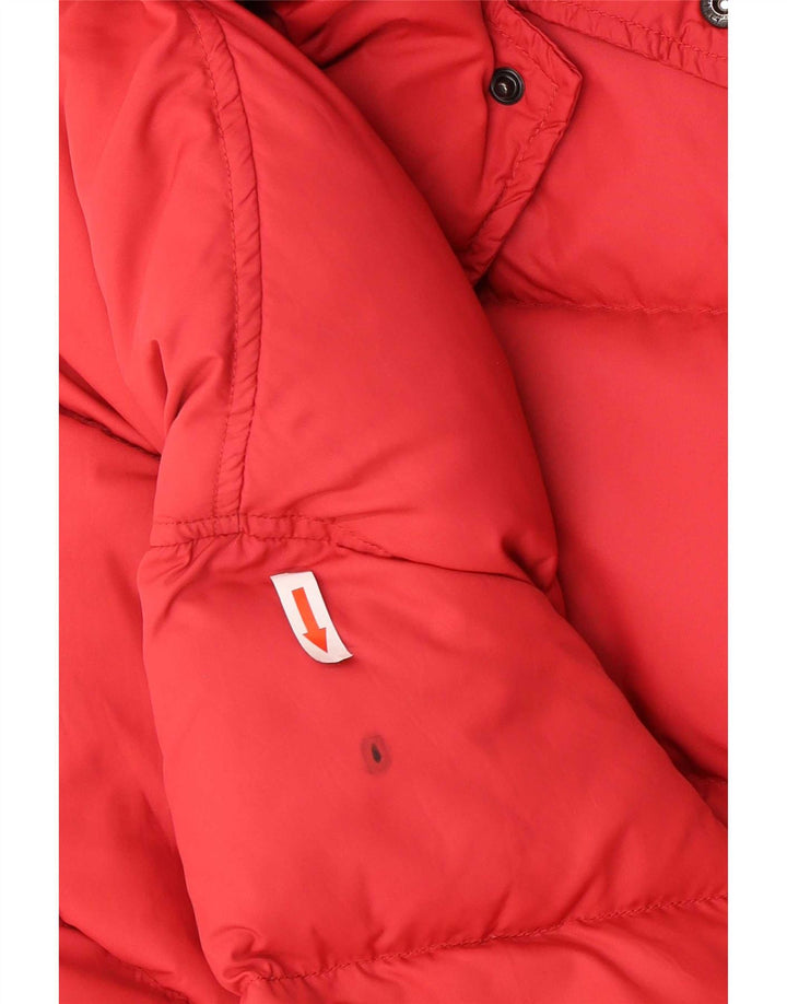Geospirit Veste matelassée à capuche pour femme EU 42 Large Rouge Polyamide