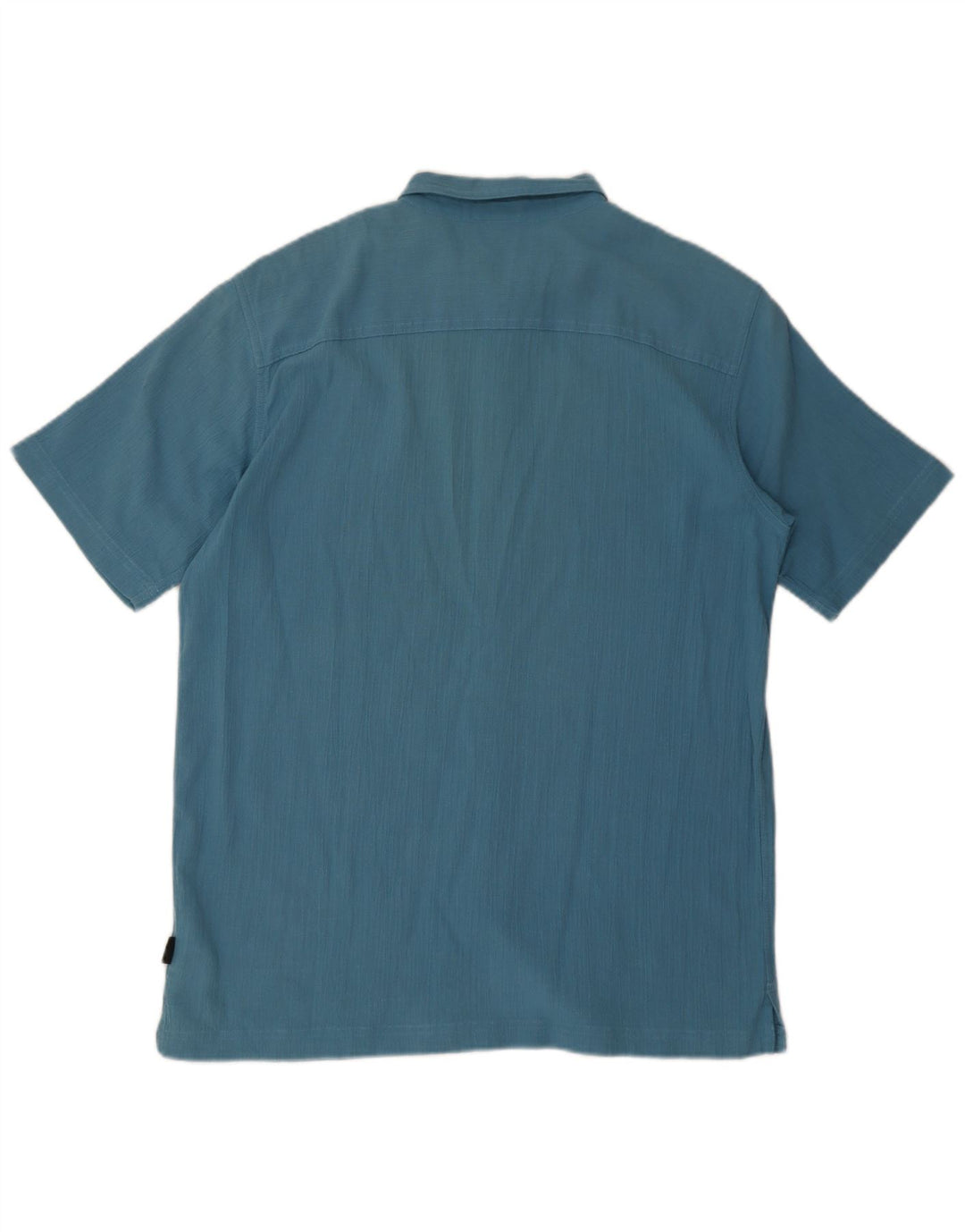 Patagonia Chemise à manches courtes pour hommes Large Bleu Coton