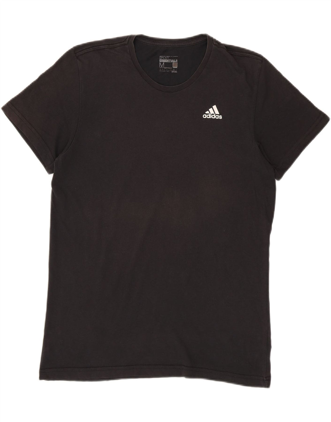 Adidas Hommes Climalite T-Shirt Haut Noir Moyen Coton