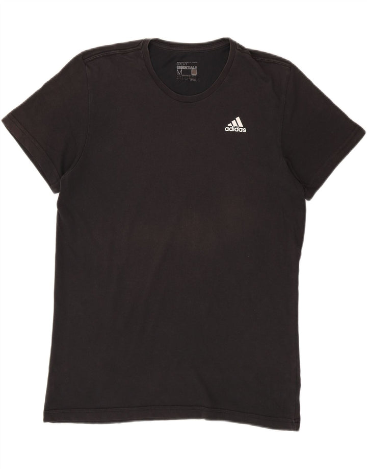Adidas Hommes Climalite T-Shirt Haut Noir Moyen Coton