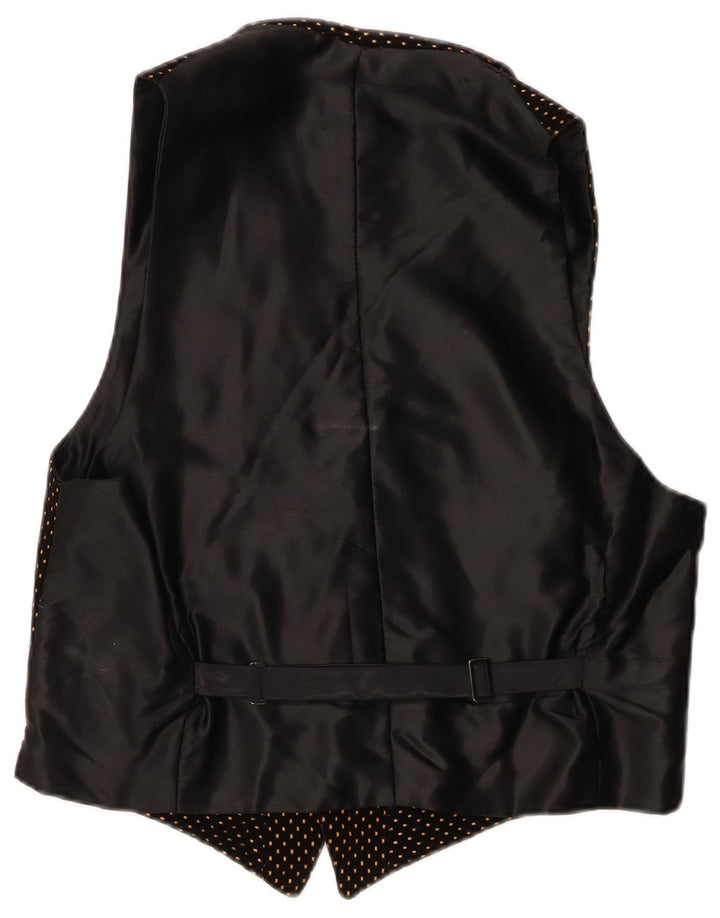 gilet homme vintage petit pois noir