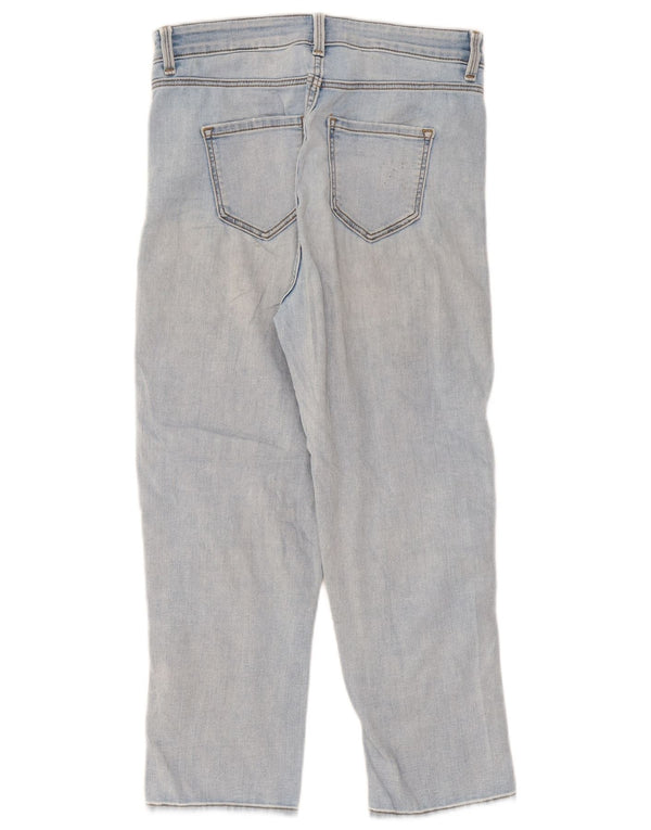 Marks & Spencer Jean court The Carrie pour femme UK 10 Small W28 L22 Bleu