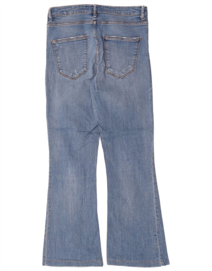 Zara Jean Bootcut Femme EU 40 Moyen W30 L28 Bleu