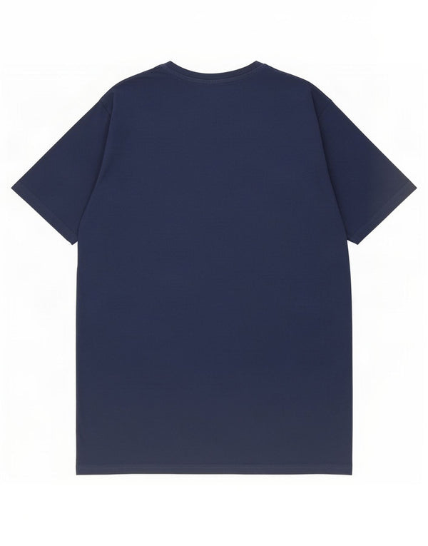 Lotto T-Shirt Graphique Homme Grand Bleu Marine Coton