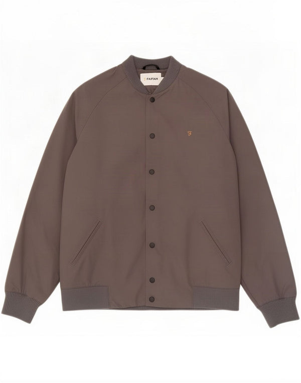 Farah Mens Bomber Jacket UK 40 Large Grey