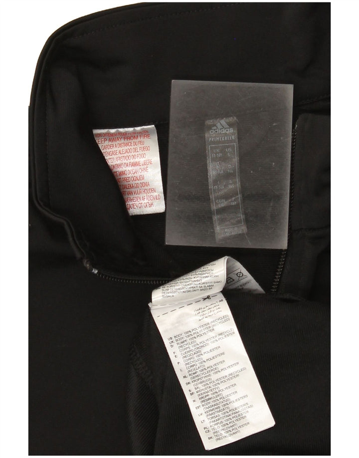 Adidas Veste de Survêtement Graphique Garçon 13-14 Ans Noir Polyester