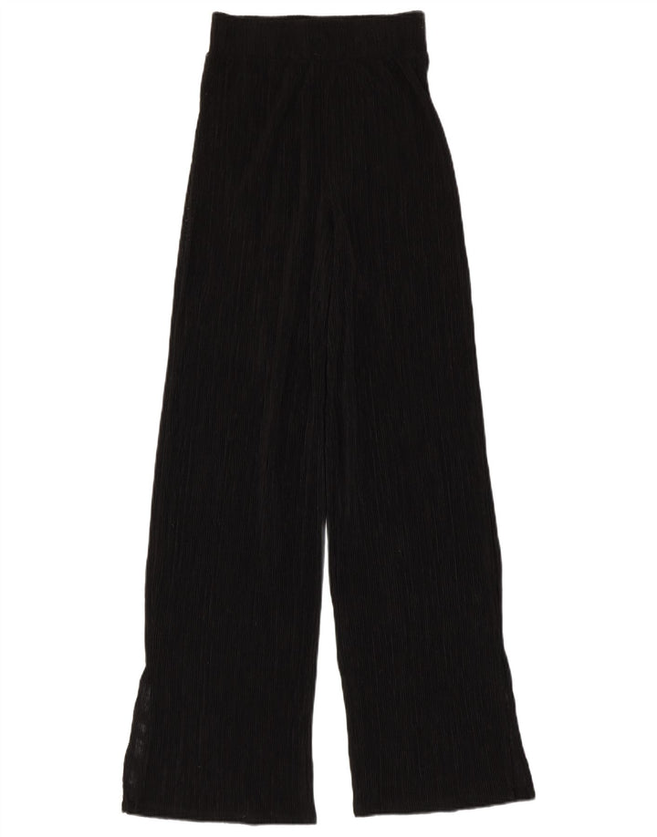 Zara Pantalon large transparent pour femme Petit W24 L31 Noir