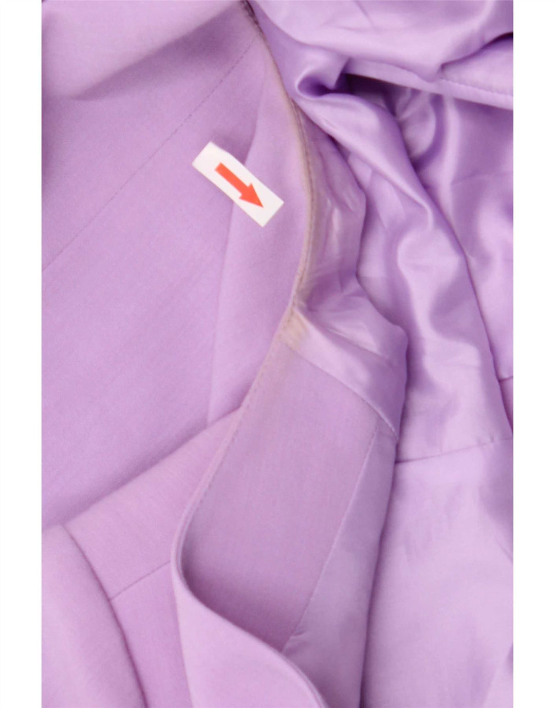 Jacques Vert Veste Blazer 1 Bouton Femme UK 20 2XL Violet Polyester