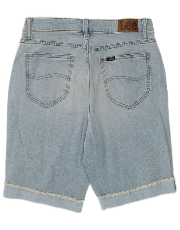 Lee Short en jean pour femme US 6 Medium W28 Bleu Coton