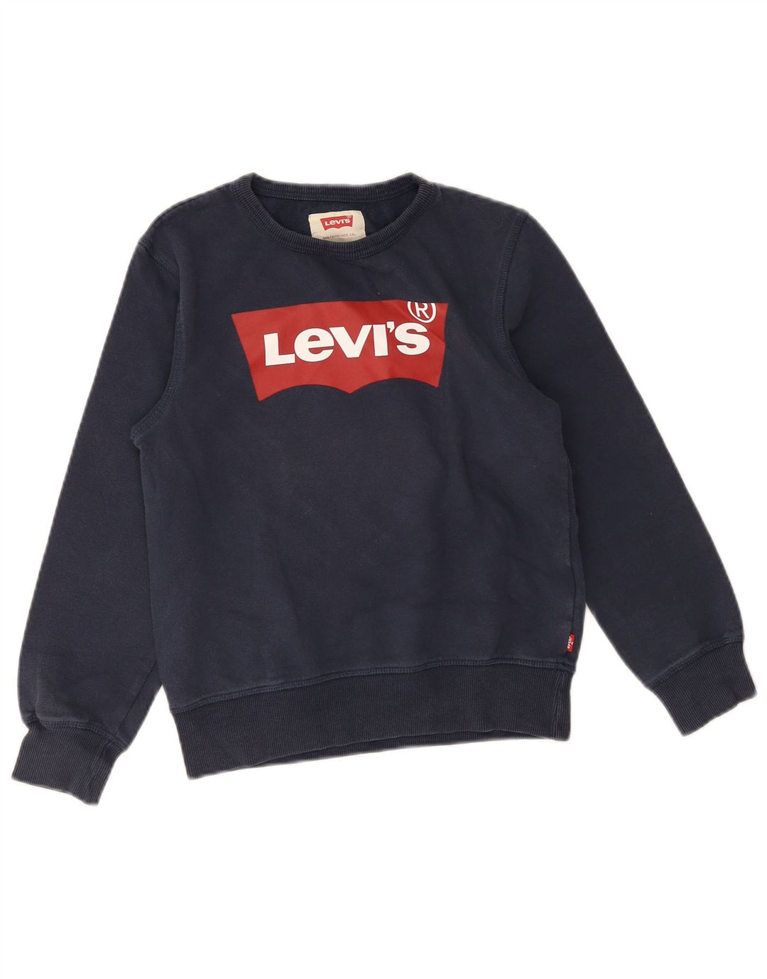 Levi's Graphic Sweatshirt Jumper Fille 11-12 ans Bleu Marine