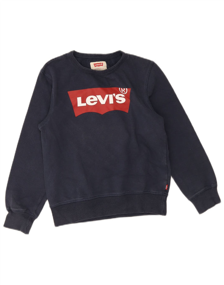 Levi's Graphic Sweatshirt Jumper Fille 11-12 ans Bleu Marine