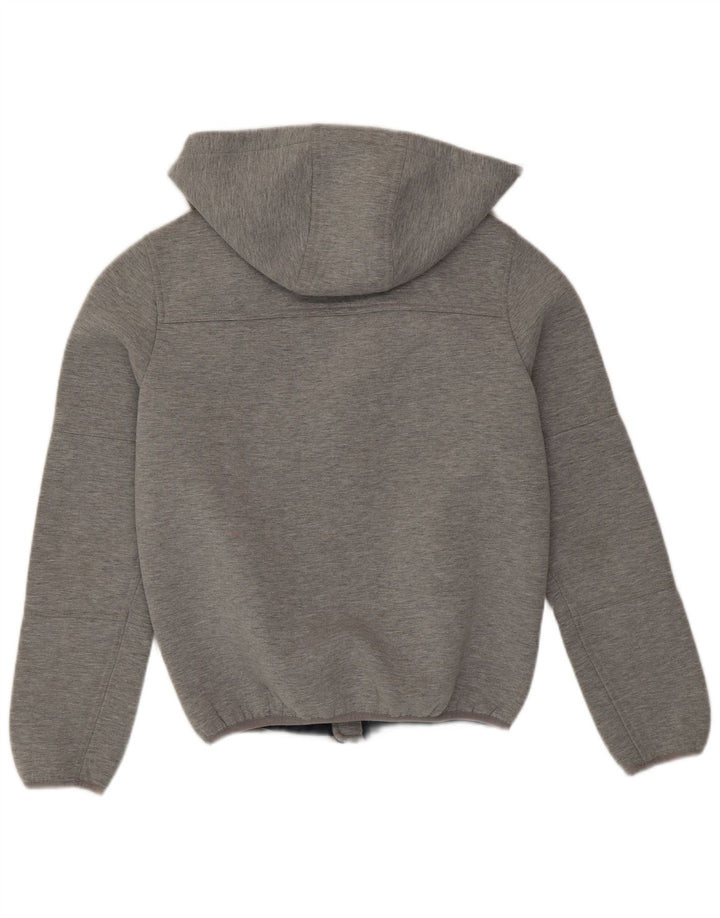 Kappa Pull à capuche zippé pour femme UK 10 Small Gris