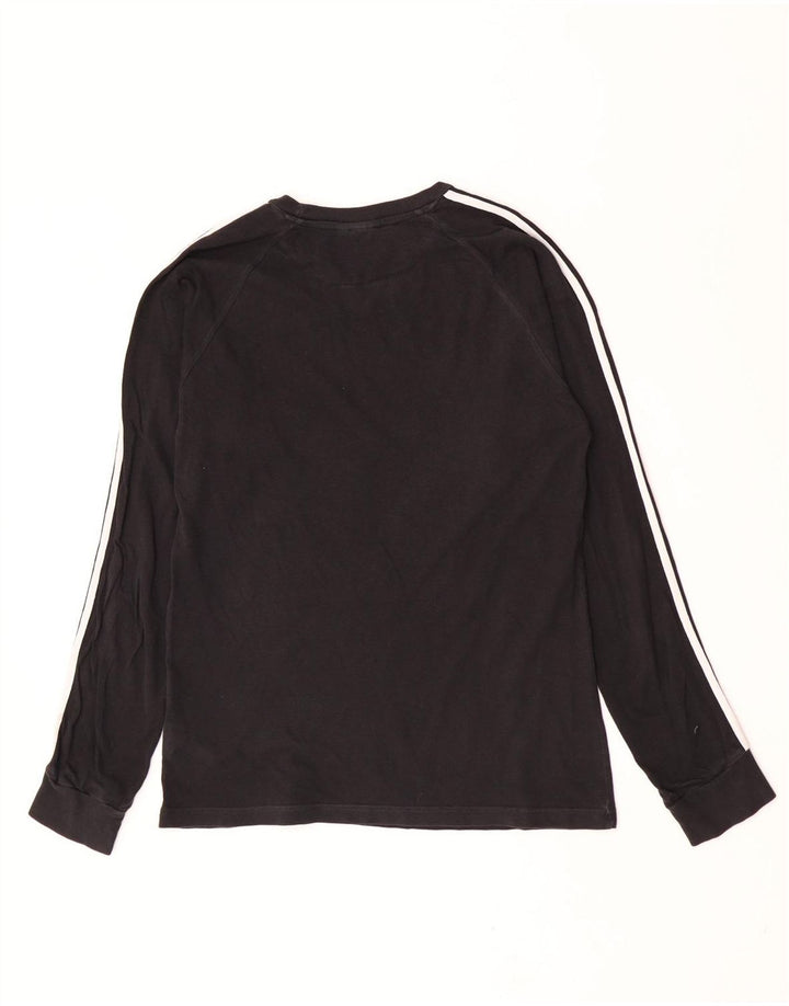 Adidas Haut graphique à manches longues pour homme en coton noir moyen