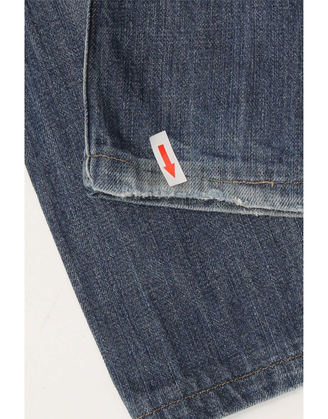 Calvin Klein Jean droit vieilli W34 L28 pour homme Bleu