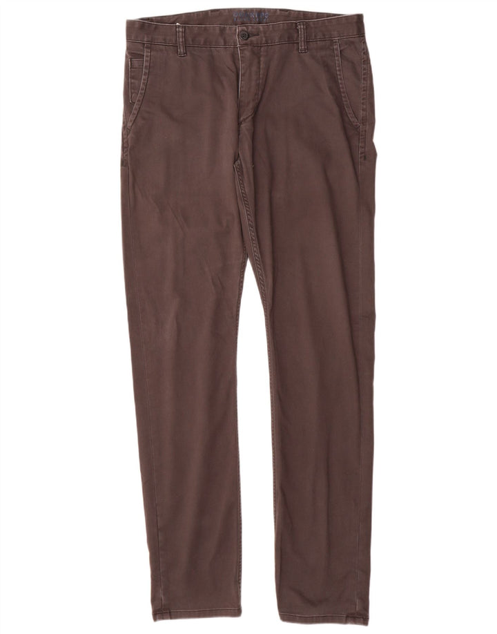 DOCKERS Pantalon Chino Slim Homme W34 L34 Gris Coton