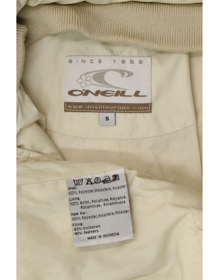O'Neill Veste matelassée à capuche pour homme UK 36 Small Off White Polyester