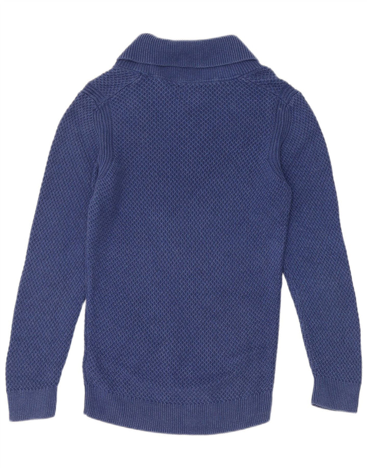 Massimo Dutti Pull col châle pour homme en coton bleu Taille S