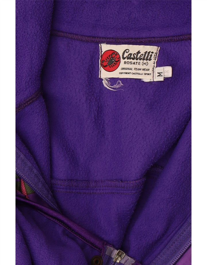 Castelli Veste de survêtement pour homme UK 38 Violet moyen à carreaux