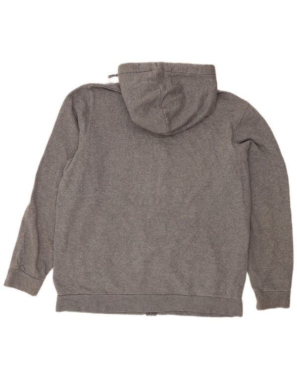 Under Armour Pull à capuche zippé pour homme en coton moucheté gris grand