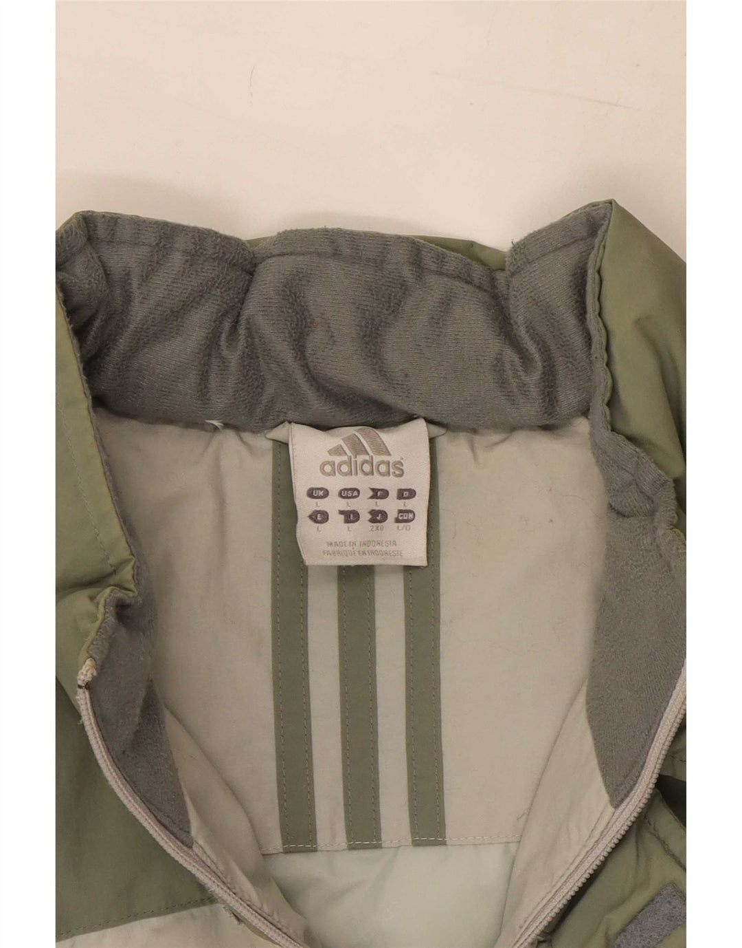 Adidas Veste matelassée pour homme UK 40 Large Multicolore Colourblock Polyester