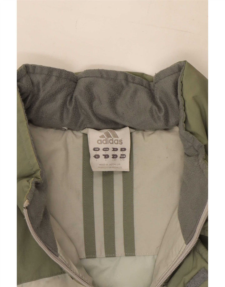 Adidas Veste matelassée pour homme UK 40 Large Multicolore Colourblock Polyester