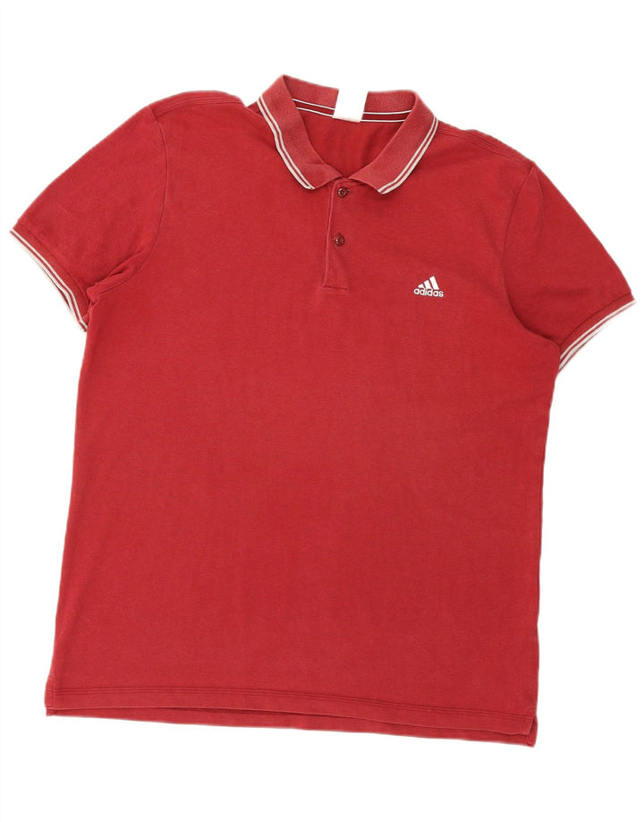 Adidas Polo Homme XL Rouge