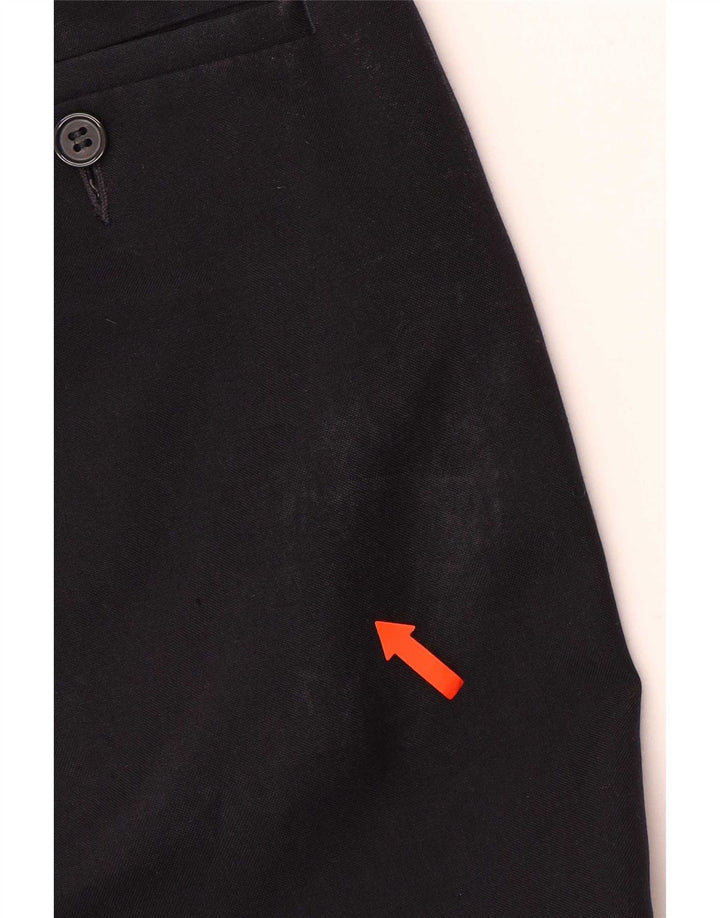 Marks & Spencer Pantalon de costume pour homme W40 L33 Bleu marine Polyester