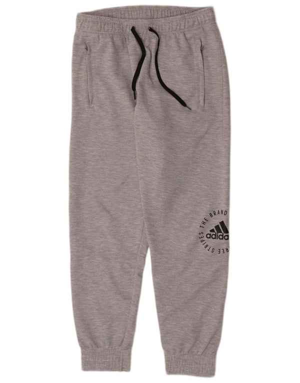 Adidas Pantalon de survêtement graphique pour homme Gris moyen Polyester